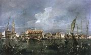 venice acrooss the basin of san marco Francesco Guardi